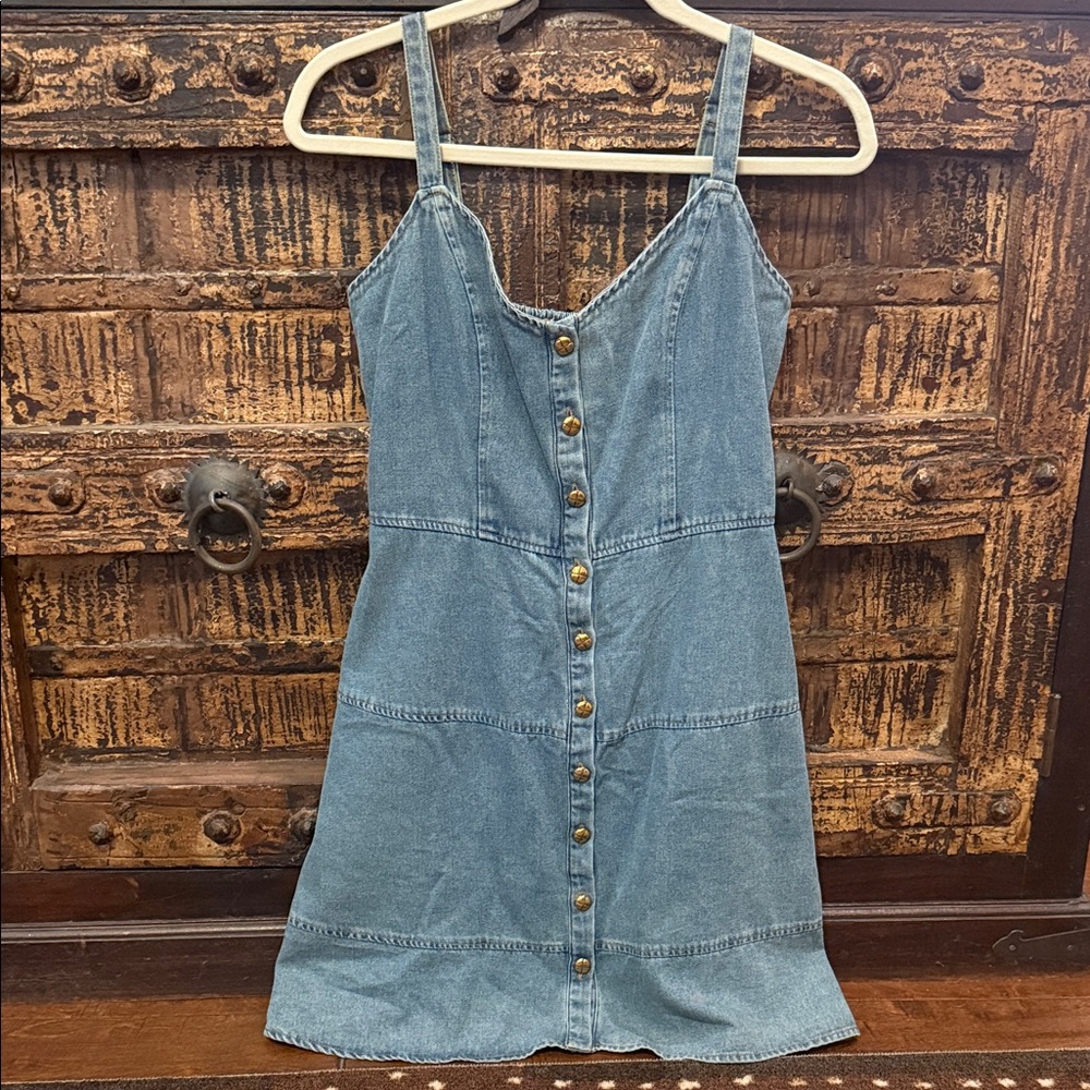 Heartloom Blue Denim Mini Dress